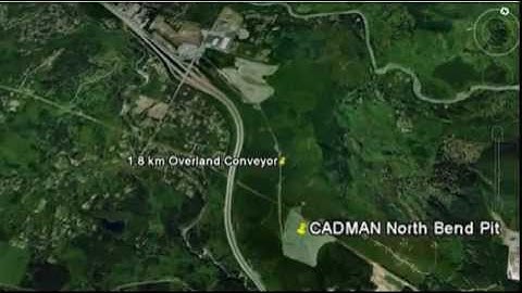 Overland Conveyor with Horizontal Curves