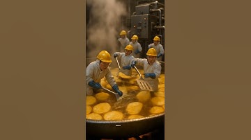 POTATO CHIPS FACTORY #ai #animation #artificialintelligence #shorts