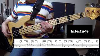 Video thumbnail of "In Memory of Elizabeth Reed-Fillmore Concert-Bass Cover with Tab"