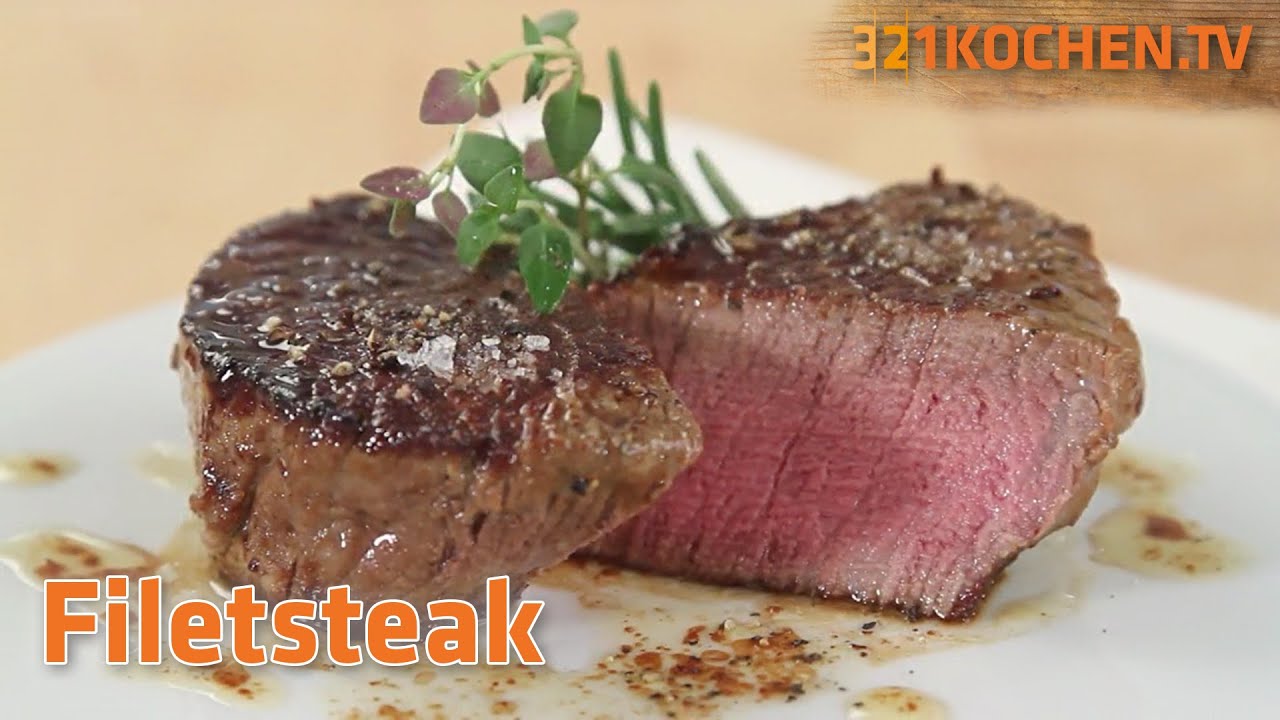 Das perfekte Filetsteak braten | Steak in der Pfanne richtig zubereiten ...