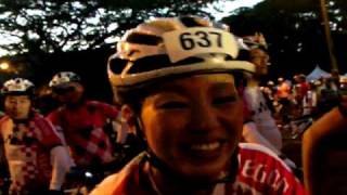 ホノルルセンチュリーライド2010vol 1 スタートの朝