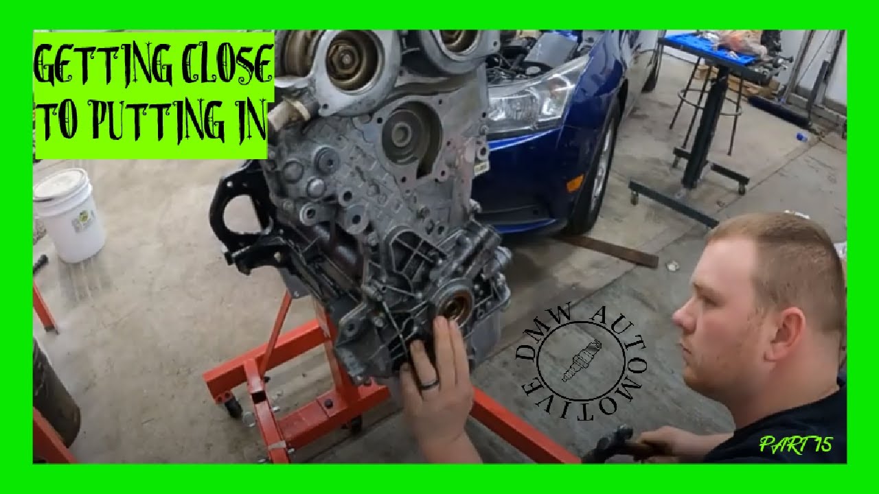 2012 Chevy Cruze Part 15 Getting The Engine Almost Ready For