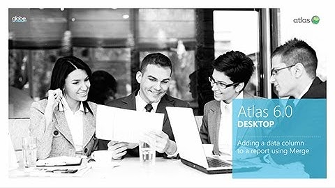 Adding a data column to a report using Merge