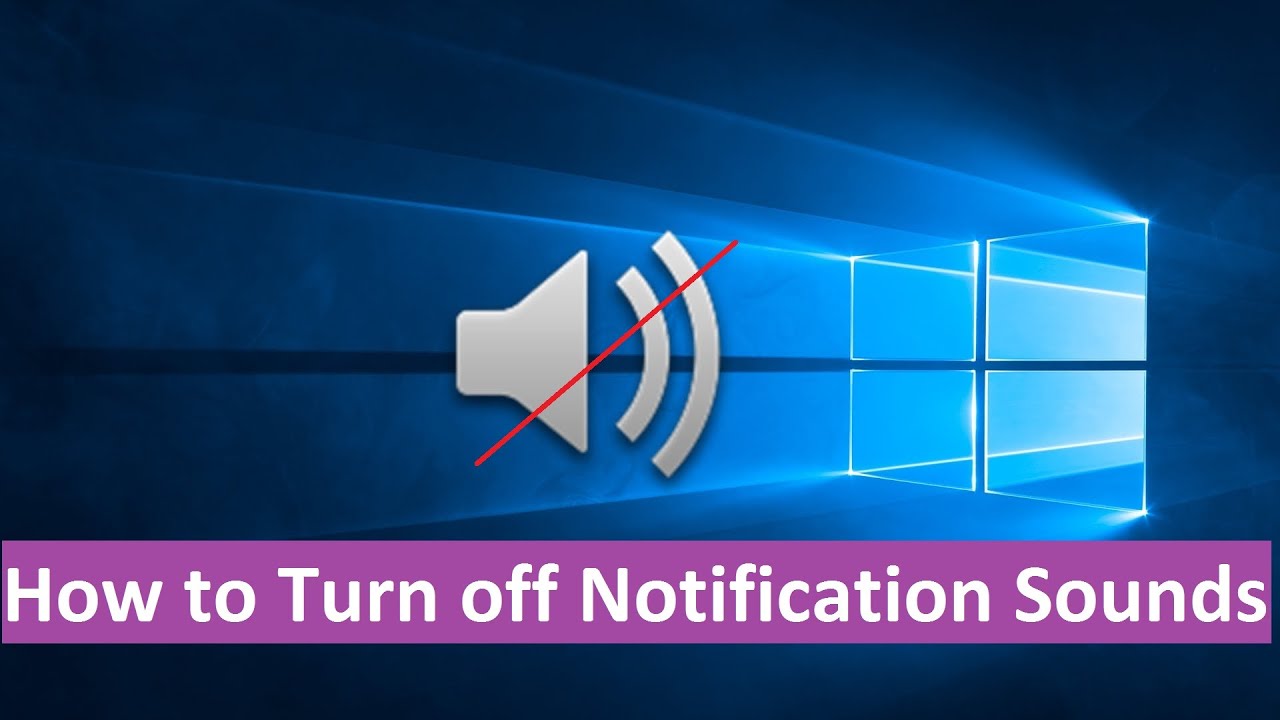 turn off notification sounds