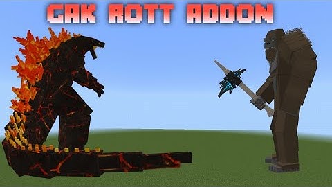 Godzilla And Kong Rise Of The Titans (GAK ROTT)  Addon By @Monster122  Minecraft Showcase