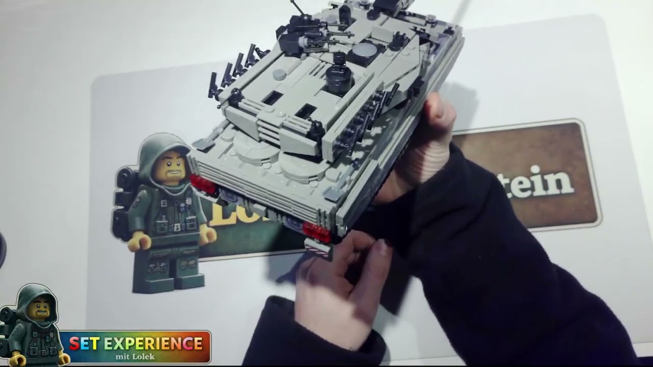 Set Experience | Temu Panzer No 1412 - Grauer Klotz mit Stickern und komischer Kette - unnötig