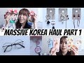 MASSIVE KOREA HAUL with PRICES! MAKEUP, BTS, ACCESSORIES, EARRINGS + MORE!!