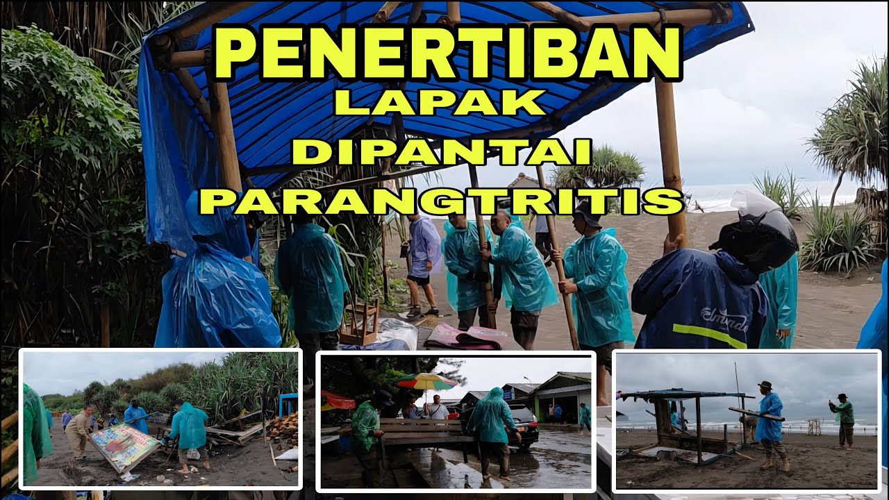 Penertiban Lapak Pantai Parangtritis  || Pantai Parangtritis