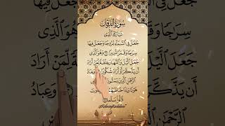 Come Let's Listen and Reflect Surah Al-Furqan V:61-63 #fingertracking