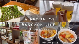 [🇹🇭vlog]a day in my life in Bangkok| Homemade Tom yum goong | My custom sandal | Pandan waffle☕️ screenshot 2