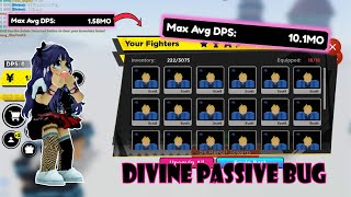 MUST DO NOW!! "SNOW STORM" Divine Passive BUG!! DPS UP 10MO!!  Anime Fighters Simulator