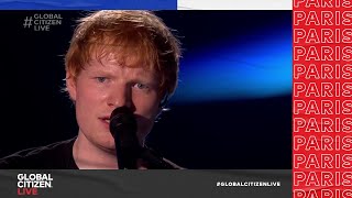 Ed Sheeran Enchants Paris Audience with Performance of 'Perfect' | Global Citizen Live