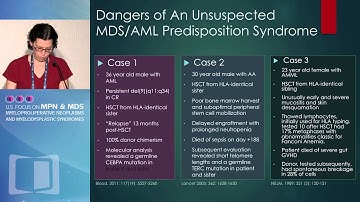 Predisposition to MPN and MDS: Pertinent Family History, Genetic Testing and Counseling