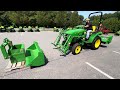 John Deere 2032R: Switch from Forks to Bucket 🛠️