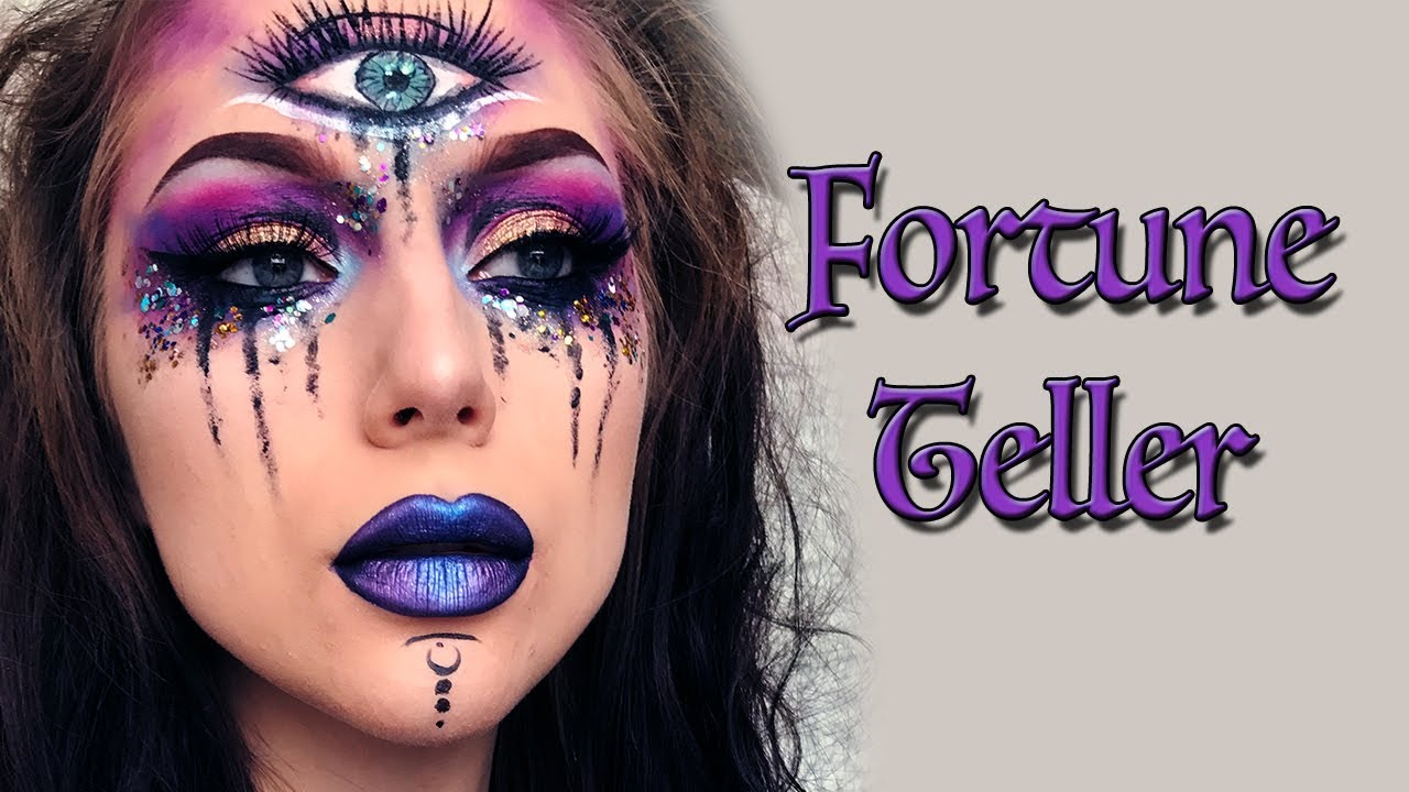 Fortune Teller Halloween Makeup Tutorial YouTube