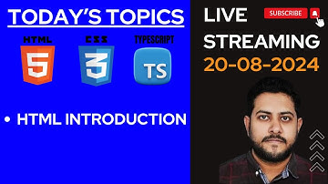 #1 HTML Introduction