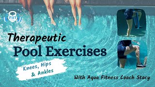 Therapeutic Pool Exercises for Hips, Knees, Ankles  Lower Body Strengthen & Water Rehab AquaFIIT