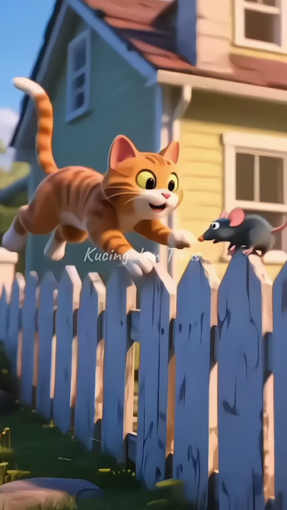 Kucing Belang Oranye Selalu Apes Lawan Tikus Nakal #TikusNakal #KucingApes #KucingVsTikus #short