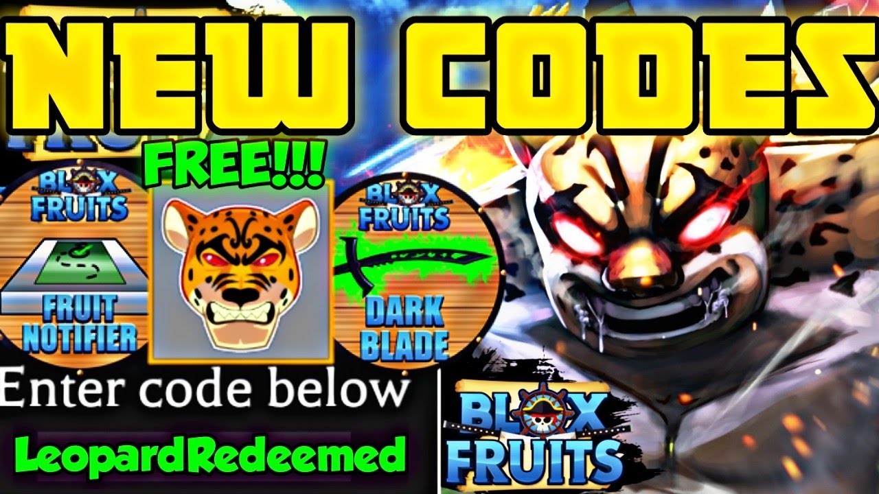 Permanent Leopard Blox Fruits All New Codes Leopard Code Secret Codes November Blox