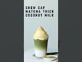How to make Snow Cap Matcha Thick Coconut Milk (by using Matcha) 雪顶抹茶厚椰乳 #matcha #bubbleteashop