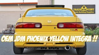 98 Jdm Honda Integra Dc2 Type R In Phoenix Yellow Youtube