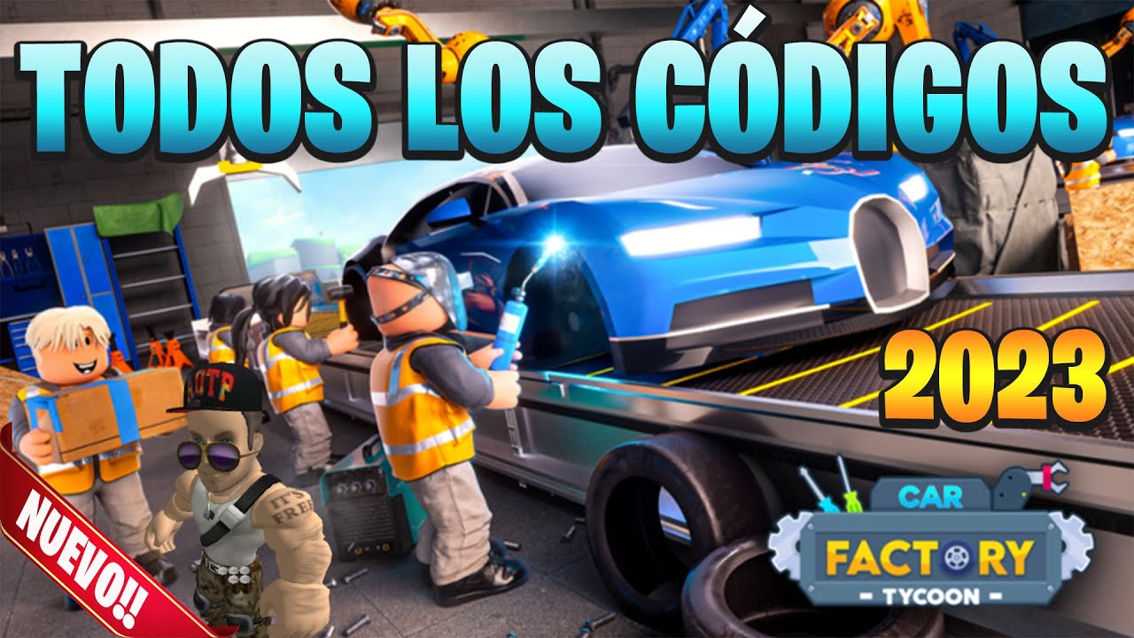 TODOS OS NOVOS CÓDIGOS CAR FACTORY TYCOON (ROBLOX) 