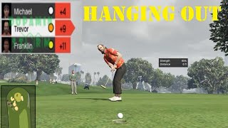 Gta 5 - Michael Trevor and Franklin Hanging out #2 - Golf Match