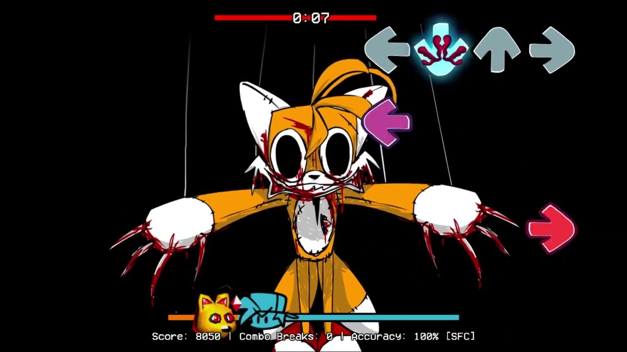 FNF Sonic.EXE 2.5/3.0 Cancelled Update Tails Doll - Soulless (SFC) (4k) 
