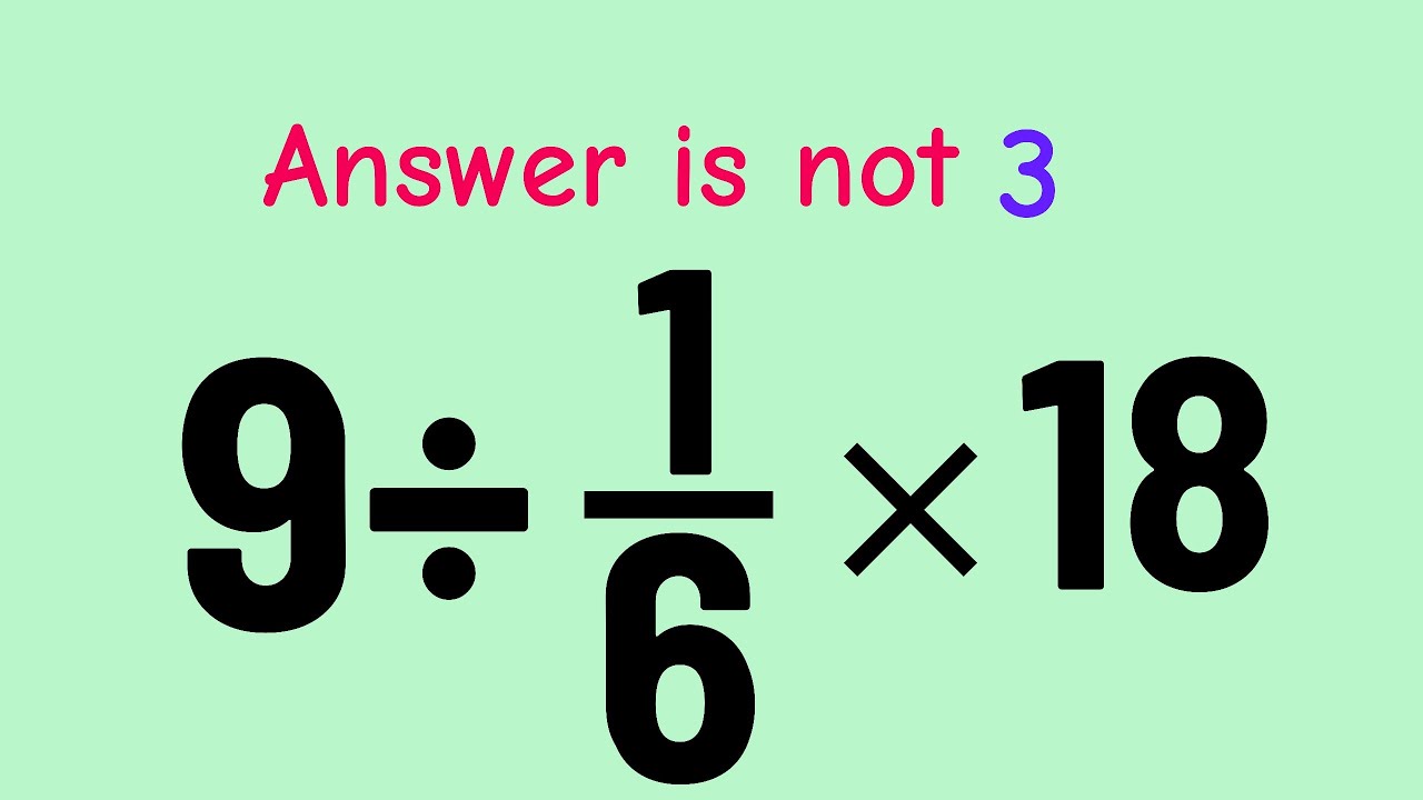 Can You Solve This Simple Math Problem? - YouTube