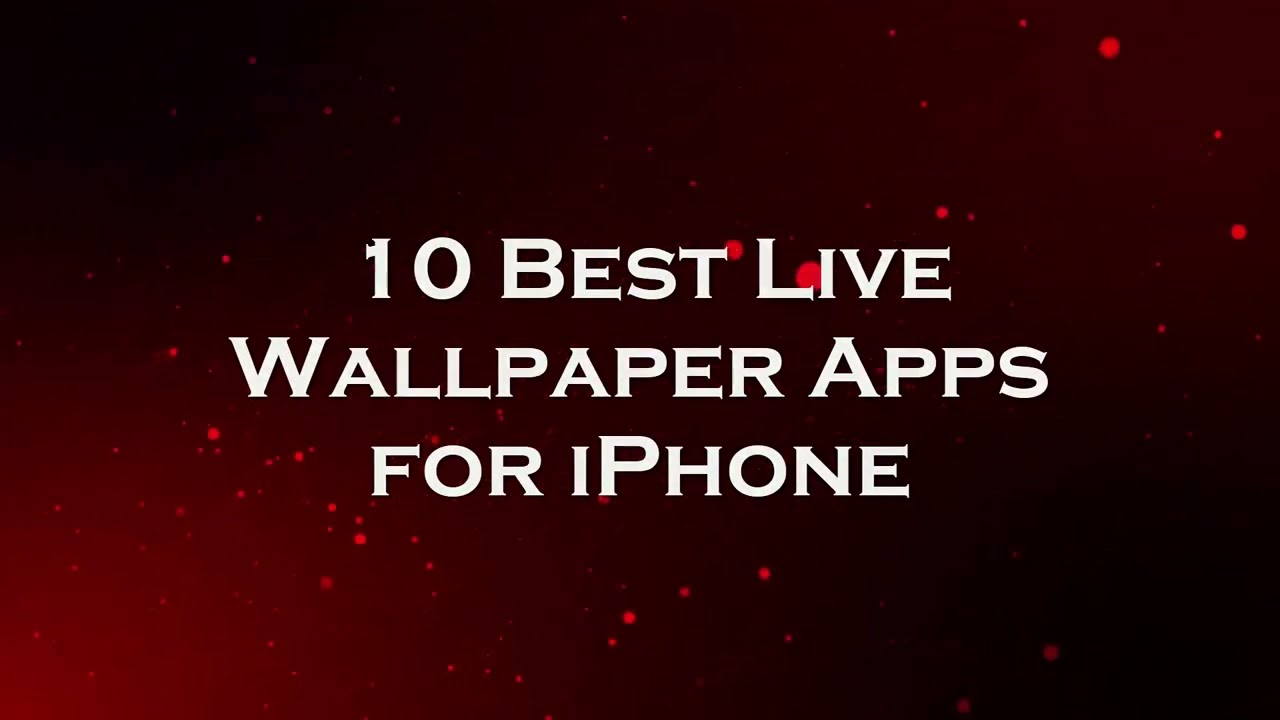 11 Best Free Live Wallpaper Apps for iPhone 2022 - Editor's Choice
