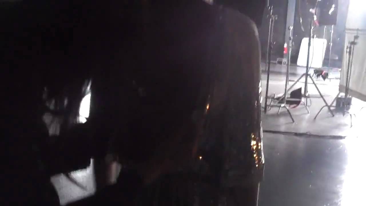 Mischa shows off her dress...and shoes.