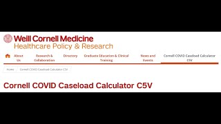 C5V COVID Caseload Calculator Introduction