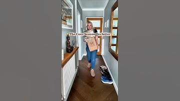 The Cosy Season Declutter -day one ✨️ Hallway clean #declutter #cleaningmotivation #declutterquickly
