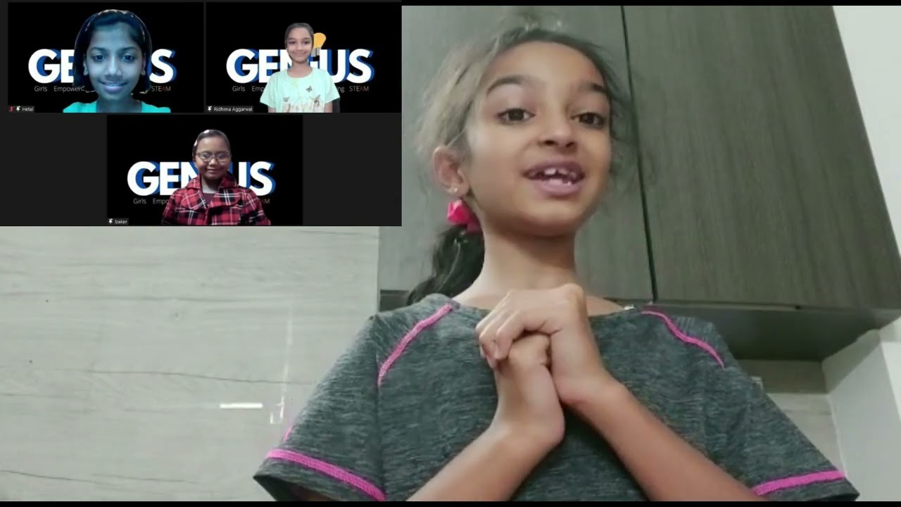 Pitch Video for Technovation Challenge 2021-22 | Team Genius