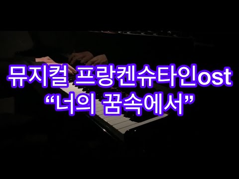 뮤지컬 프랑켄슈타인 너의 꿈속에서 피아노.     Musical Frankenstein In Your Dreams piano. 작곡가:이성준