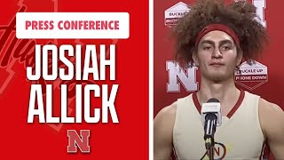 Nebraska forward Josiah Allick talks win over Michigan I HuskerOnline I GBR