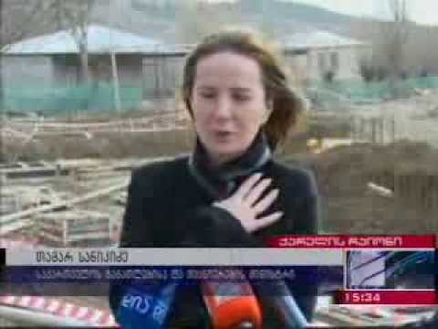 მინისტრებმა სოფელ აბანოში სკოლის მშენებლობა დაათვალიერეს