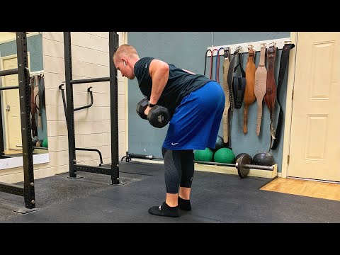 How to Bent Over Dumbbell Row in 2 minutes or less