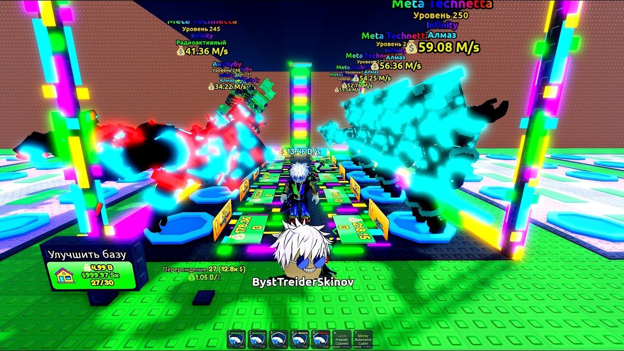 Сбегите от цунами ради мозгов | Escape Tsunami For Brainrots  #roblox #shorts #brainrot #fixgame