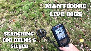 MINELAB MANTICORE RELICS & SILVER LIVE DIGGING - METAL DETECTING - Fixed Audio