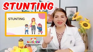 Pagkaranas ng Stunting ng mga bata.