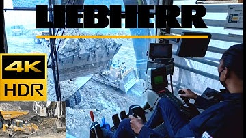 Experience The Epic Loading Power Of The Liebherr 9350 Excavator From The Operator