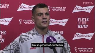 Granit Xhaka - Budweiser Player of the Match | Serbia vs Switzerland