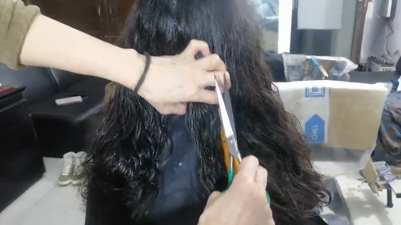 STEPS HAIR CUT IS VERY EZIE 