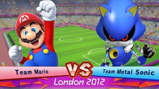 Mario & Sonic at the London 2012 Olympic Games - Mario/Peach Vs. Metal Sonic/Wario