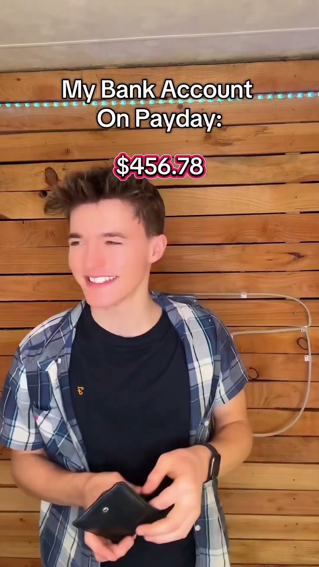 My bank account on payday ?.