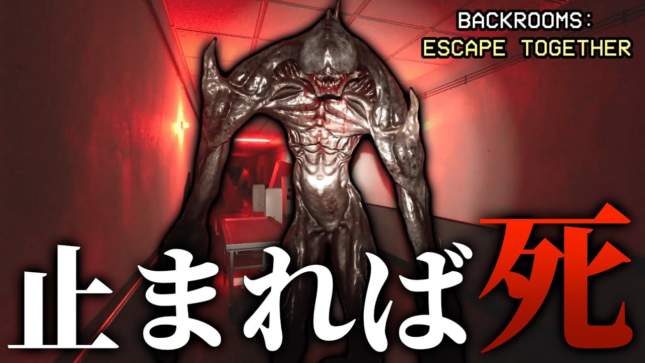 絶対に止まってはいけない状態が怖過ぎる...【Backrooms:Escape Together】