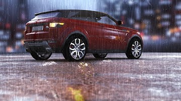 Element 3D Realistic Rain scene II FREE 3D Model II Tutorial II After Effect CC 2017