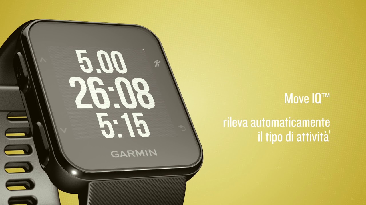 garmin forerunner 30 black smartwatch