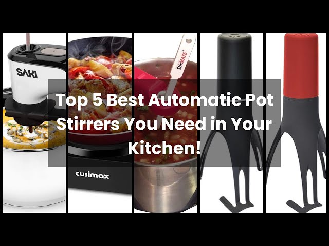  StirMATE Automatic Pot Stirrer GEN 3- Variable Speed,  Self-Adjusting, Powerful, Quiet, Cordless : Home & Kitchen